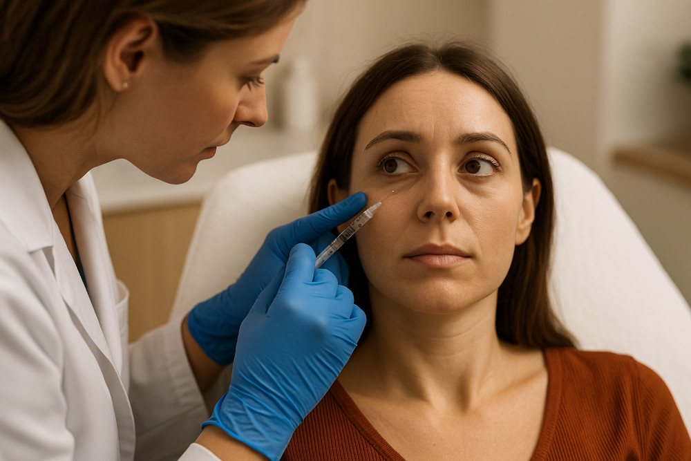 eliminar ojeras hundidas con ácido hialurónico