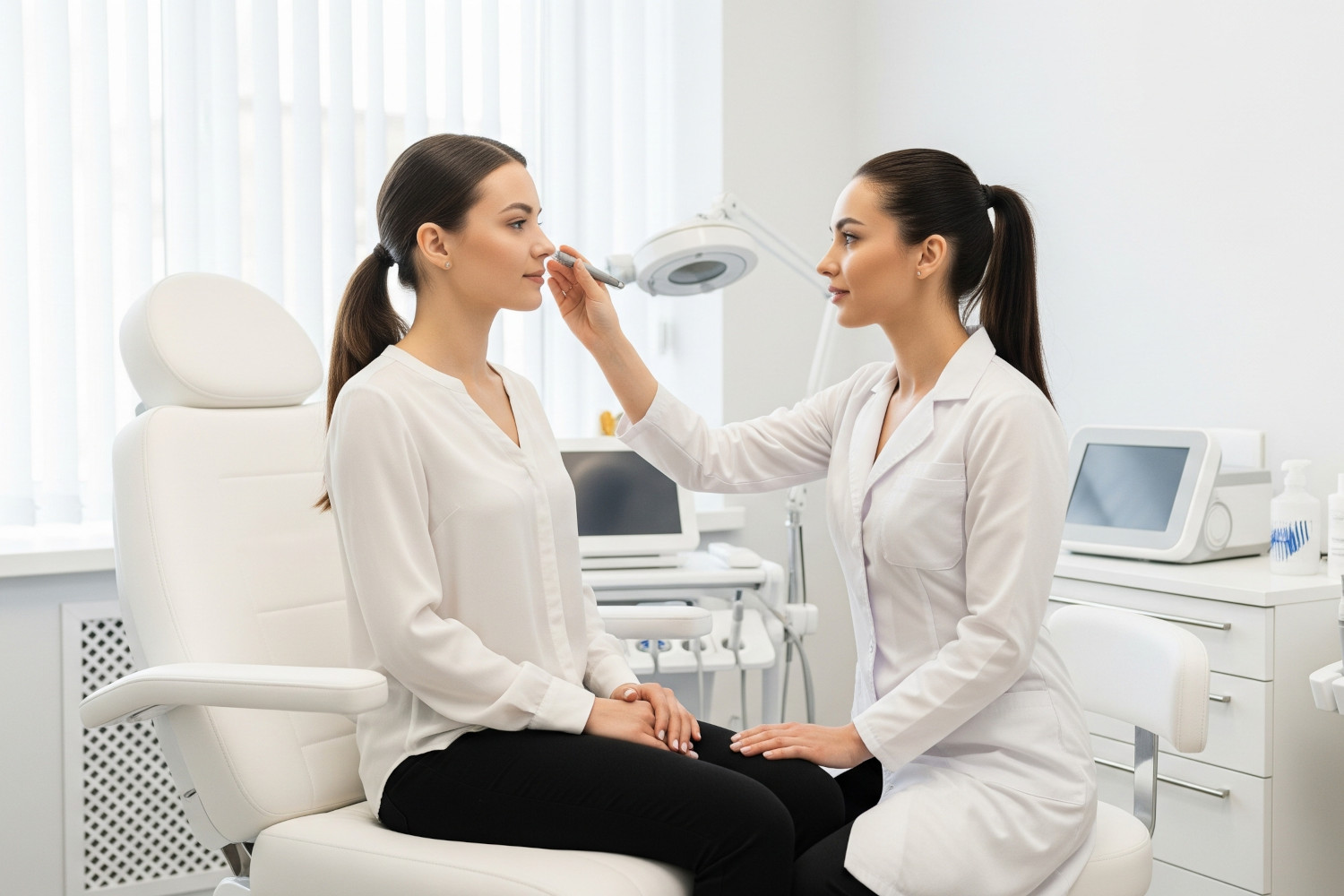 cómo planifica una médico estético una armonización facial